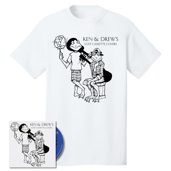 PREORDER - Ken & Drew's Lost Cassette Tapes Autographed CD & T-Shirt Bundle