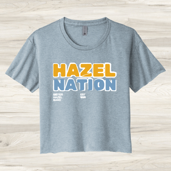 Womens Crop Hazel Nation T-Shirt