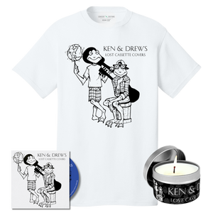 Sister Hazel Ken & Drew's Lost Cassette Tapes Autographed CD, T-Shirt & Candle Bundle