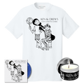 Sister Hazel Ken & Drew's Lost Cassette Tapes Autographed CD, T-Shirt & Candle Bundle
