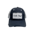 Sister Hazel Retro Logo Distressed Trucker Hat