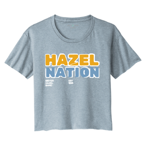 Sister Hazel Womens Hazel Nation Cropped T-Shirt