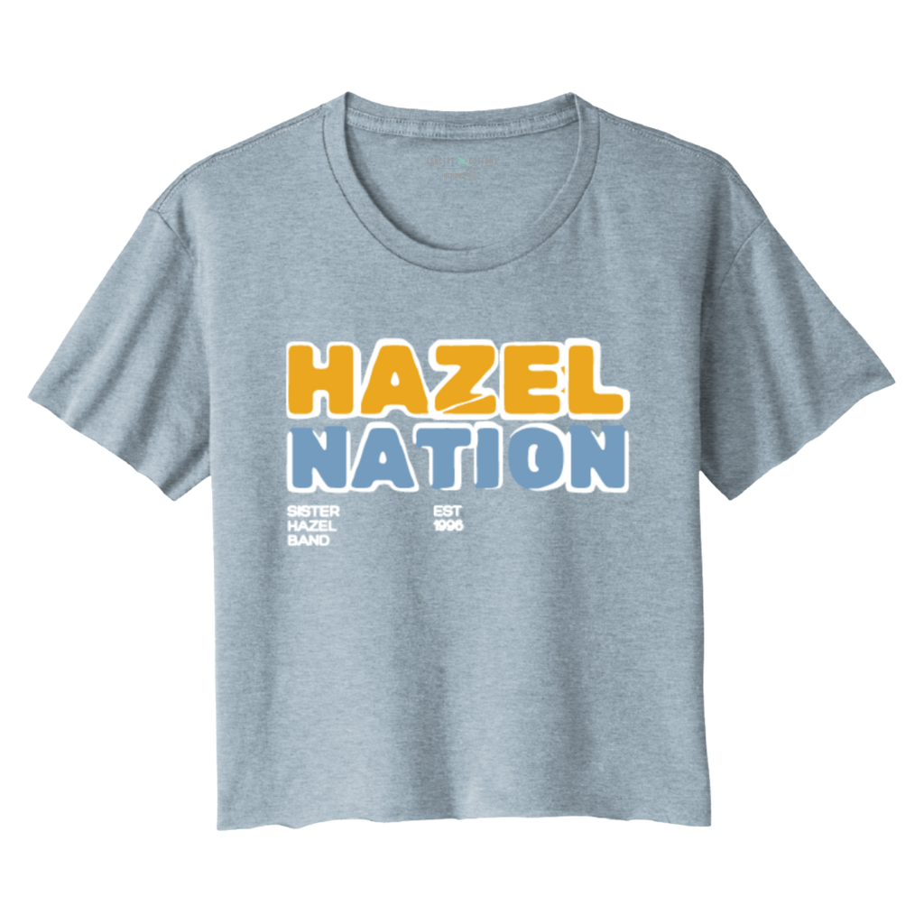 Sister Hazel Womens Hazel Nation Cropped T-Shirt