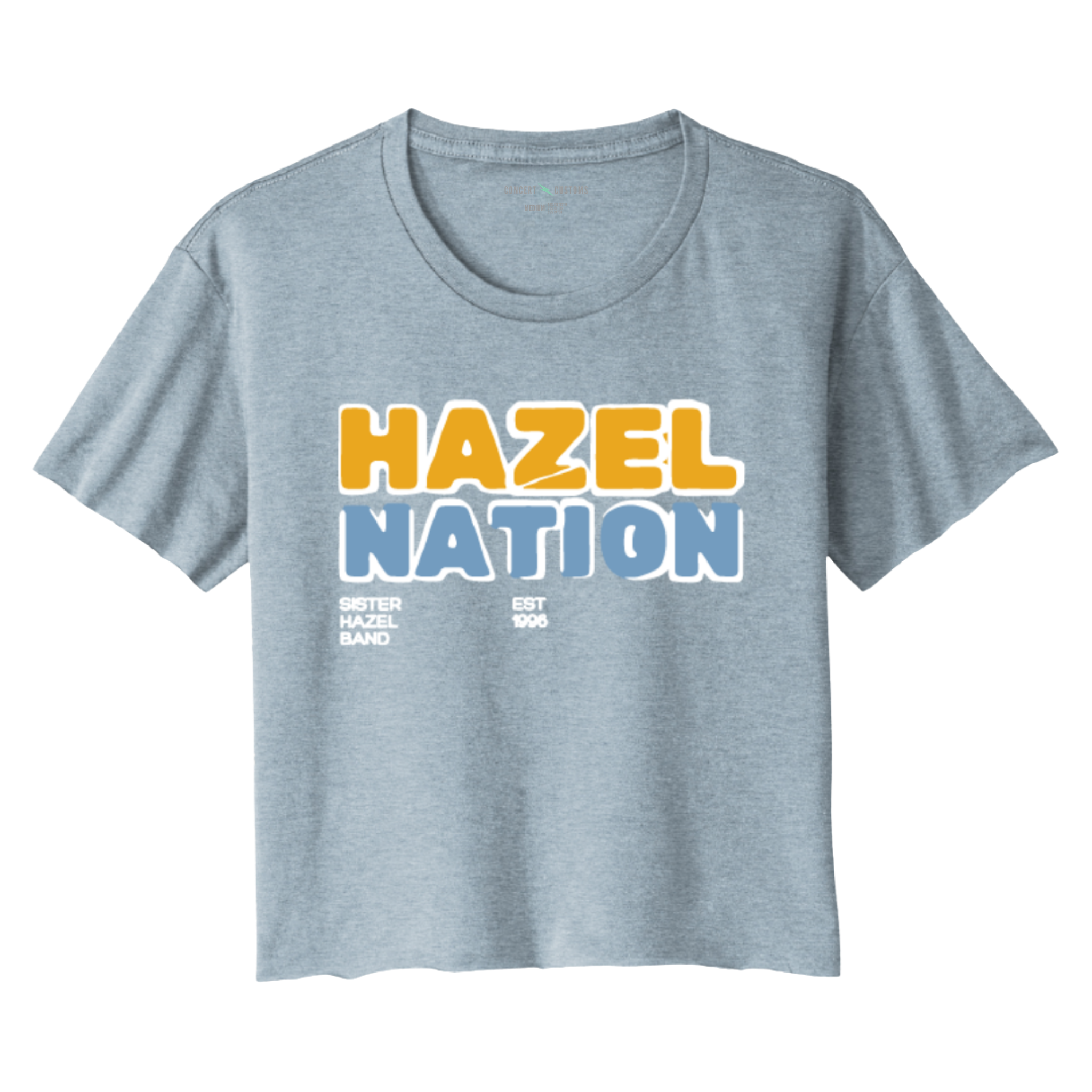 Sister Hazel Womens Hazel Nation Cropped T-Shirt